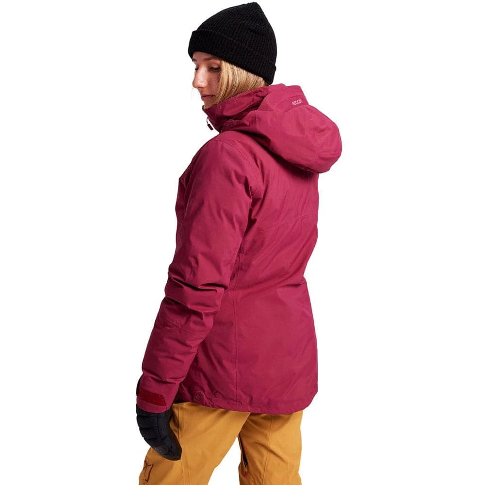 AK Burton Gore-Tex Flare Down Daunenjacke Spiced Plum Damen – Bild 4