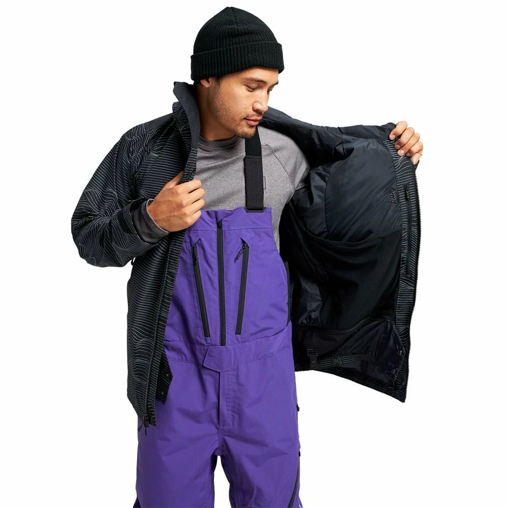 AK Burton Gore-Tex Cyclic Wintersportjacke Logo Lines Herren – Bild 4