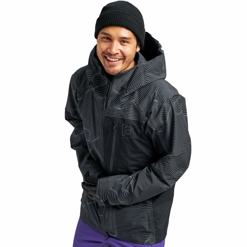 AK Burton Gore-Tex Cyclic Wintersportjacke Logo Lines Herren