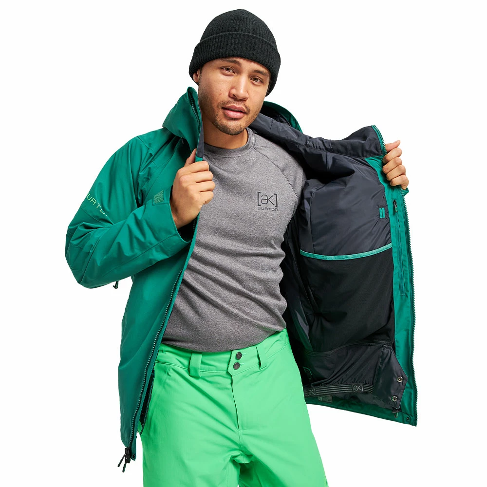 AK Burton Gore-Tex Cyclic Skijacke Fir Green/Toucan Green Herren – Bild 8