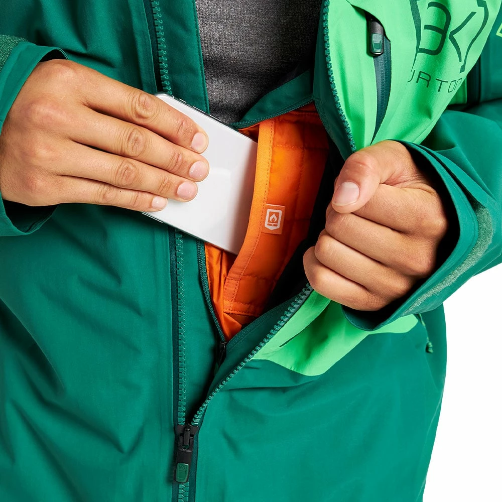AK Burton Gore-Tex Cyclic Skijacke Fir Green/Toucan Green Herren – Bild 4