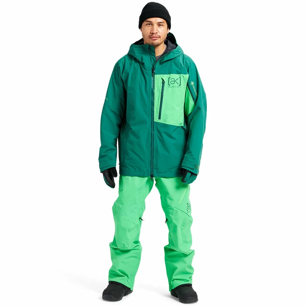 AK Burton Gore-Tex Cyclic Skijacke Fir Green/Toucan Green Herren – Bild 7