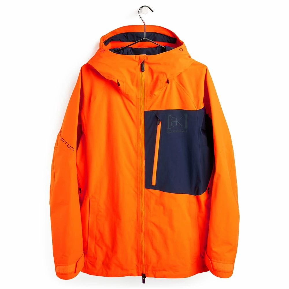 AK Burton Gore-Tex Cyclic Schneejacke Clownfish Orange/Dress Blue Herren – Bild 8