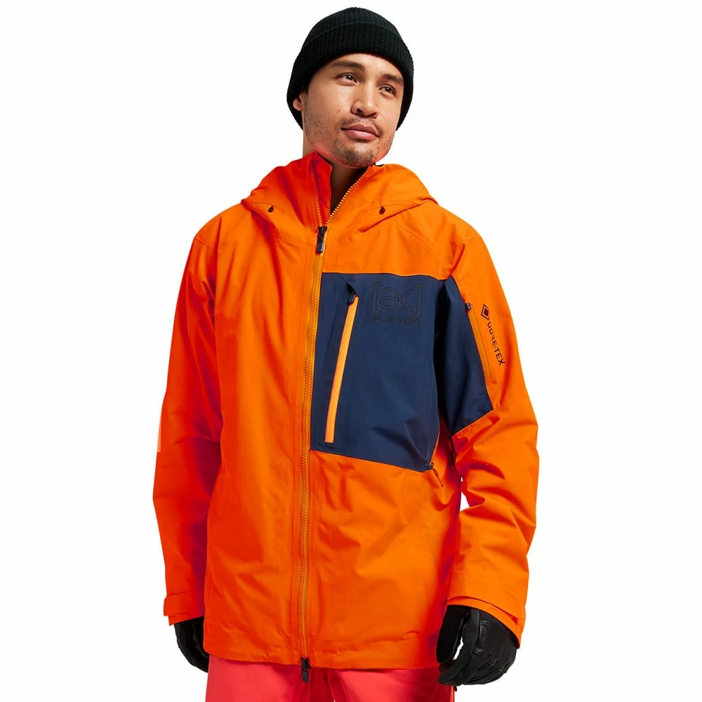 AK Burton Gore-Tex Cyclic Schneejacke Clownfish Orange/Dress Blue Herren