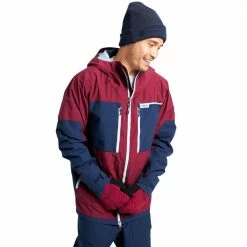 Burton Frostner Snowboardjacke Mulled Berry/Dress Blue Herren