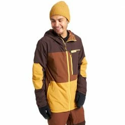Burton Peasy Winterjacke Seal Brown/Bison/Wood Thrush Herren