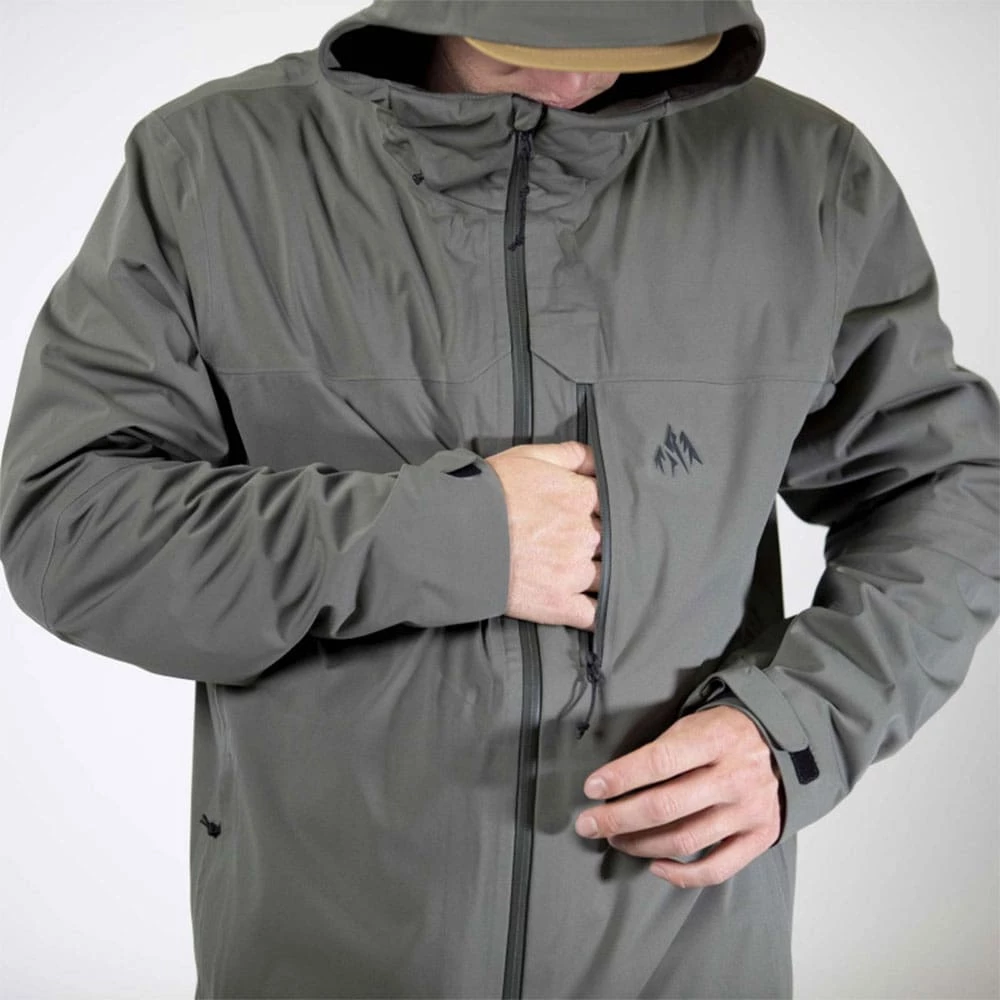 Jones Peak Bagger Funktionsjacke Pine Green Herren – Bild 5