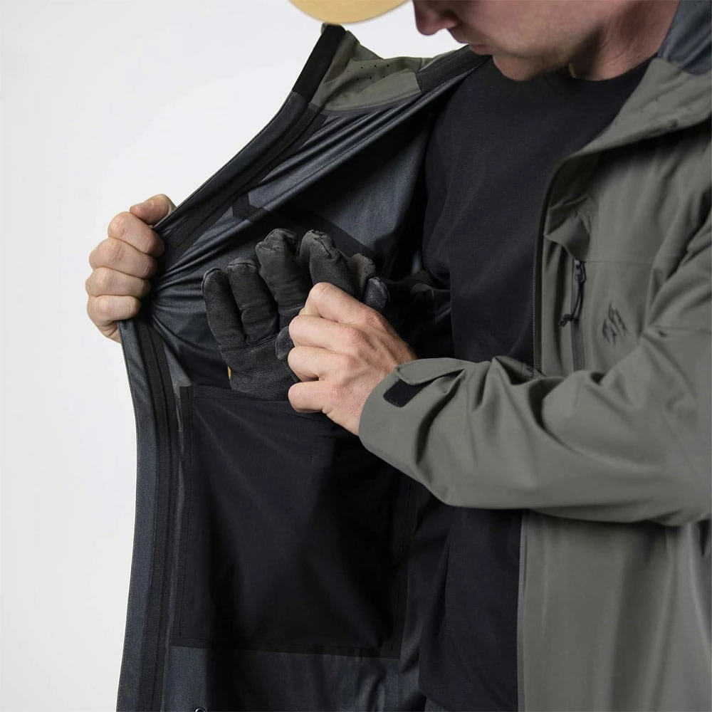 Jones Peak Bagger Funktionsjacke Pine Green Herren – Bild 7