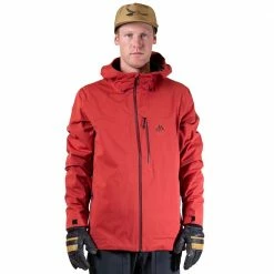 Jones Peak Bagger Skijacke Safety Red Herren