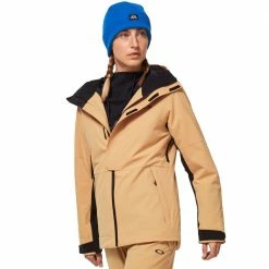 Oakley Camellia Insulated Skijacke Light Curry Damen