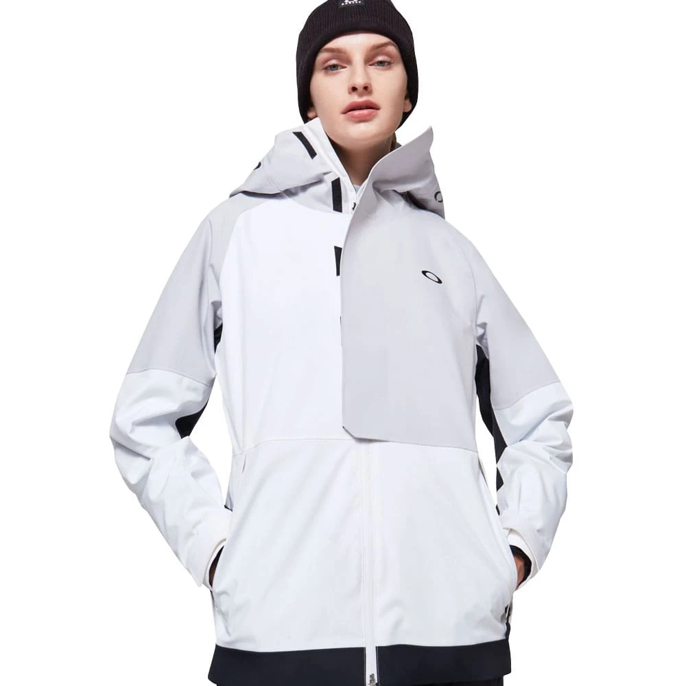 Oakley Camellia Insulated Snowboardjacke White/Grey Damen