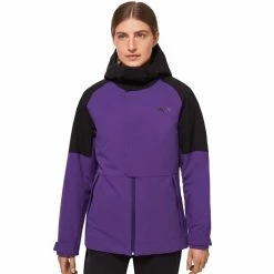 Oakley Camellia Insulated Skijacke Blackout/Deep Violet Damen