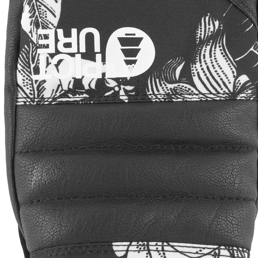 Picture Anna Mitts Fausthandschuhe Peonies Black Damen – Bild 2