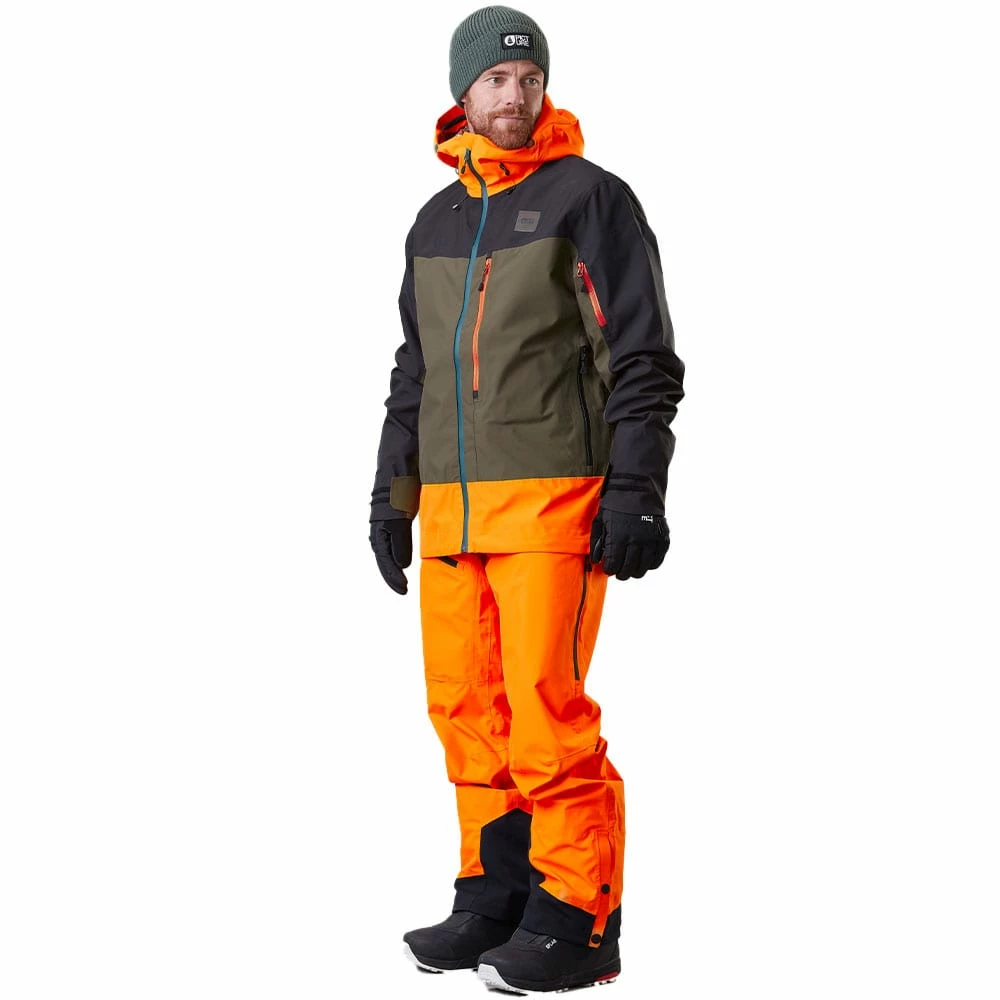 Picture Broader 3L Funktionsjacke Dark Army Green Herren – Bild 2