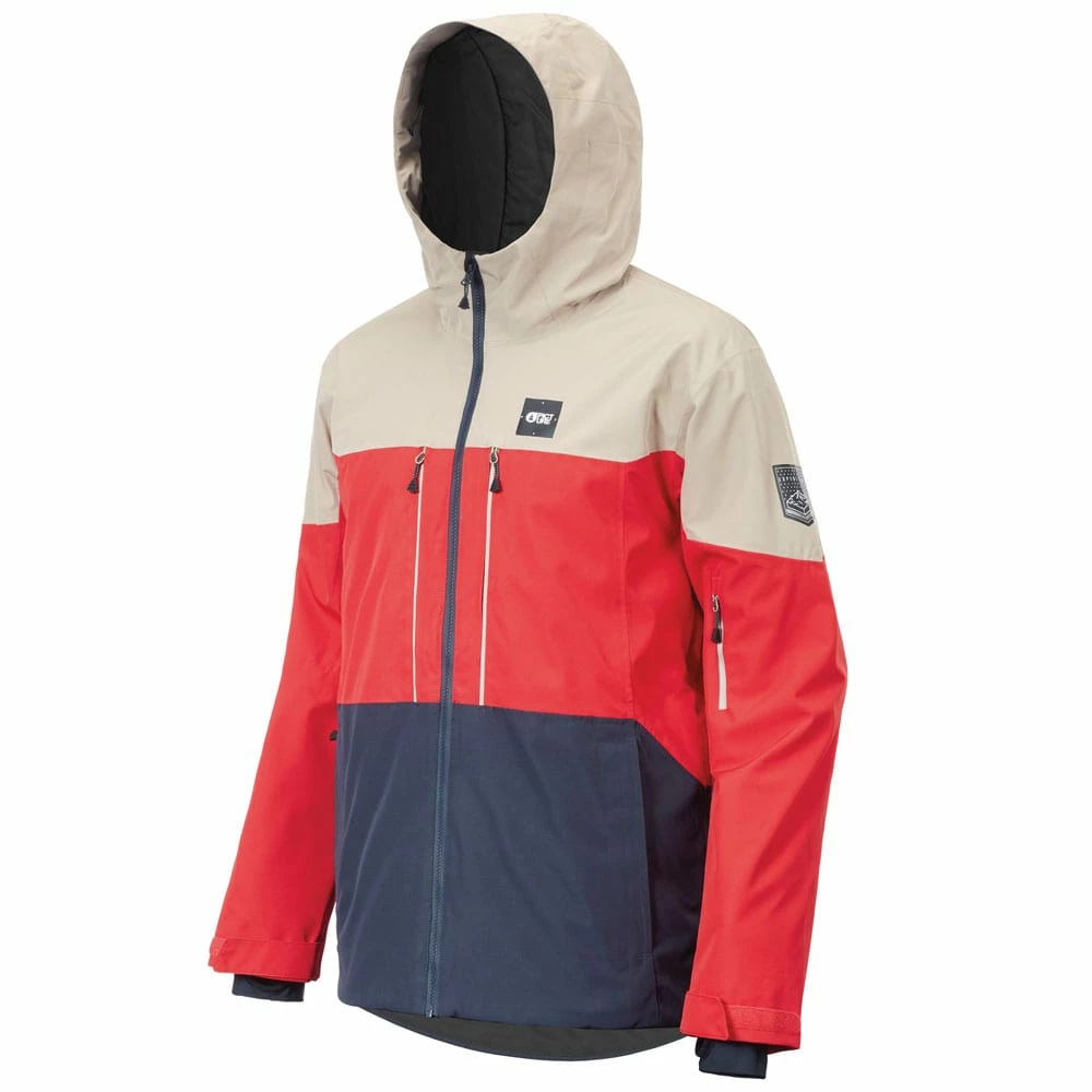 Picture Object Schneejacke Red Dark Blue Herren – Bild 4