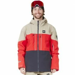 Picture Object Schneejacke Red Dark Blue Herren