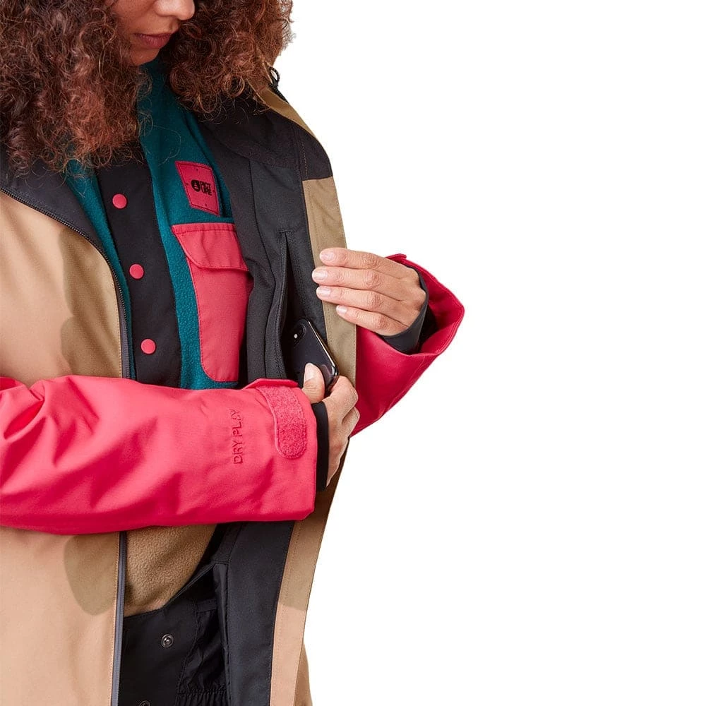 Picture Seen Skijacke Dark Stone Damen – Bild 4