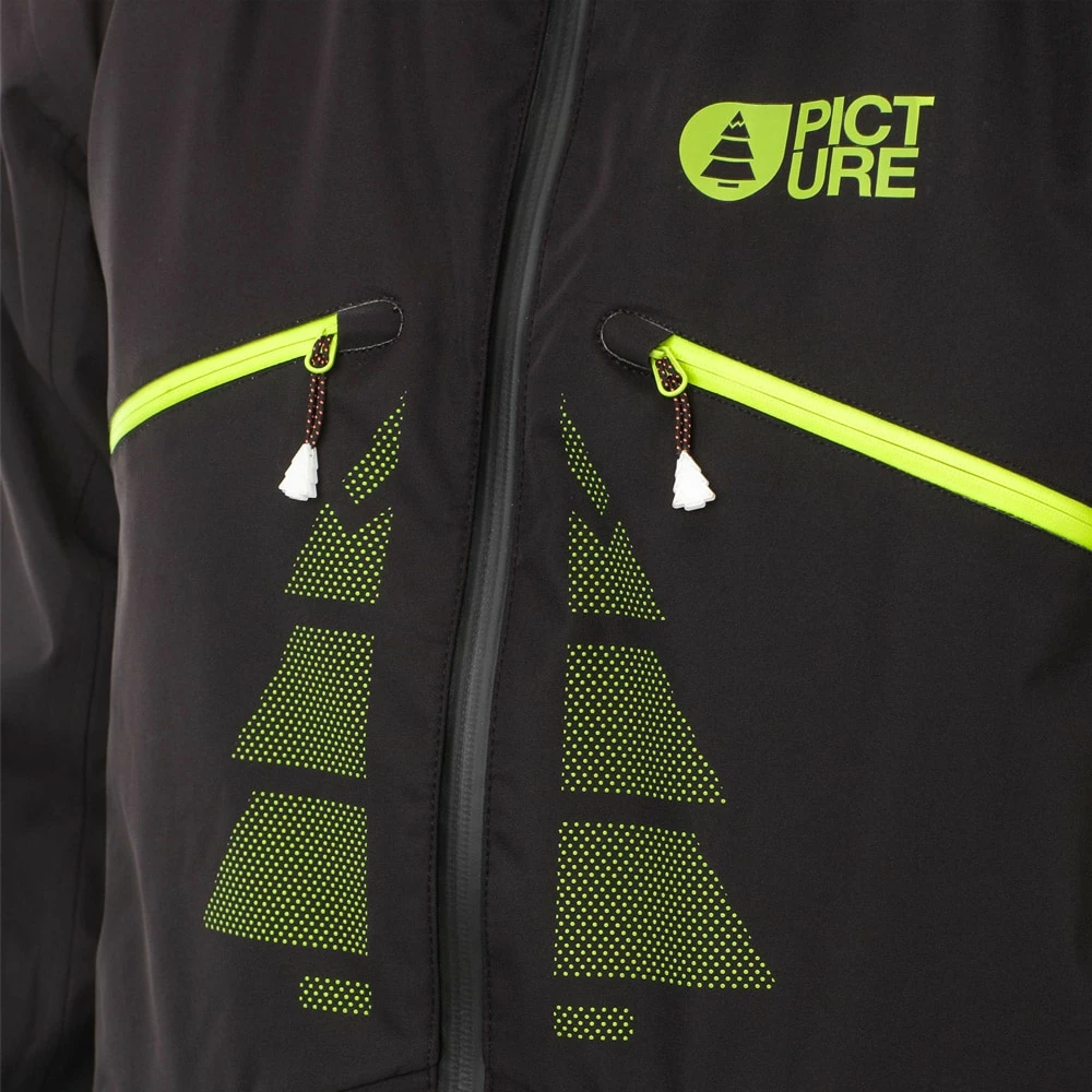 Picture Welcome Skijacke Black/Anthrazit Herren – Bild 4