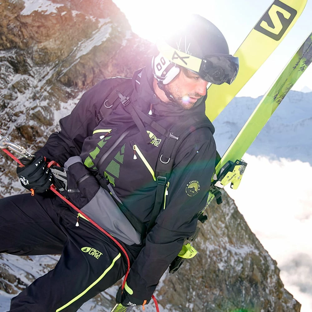 Picture Welcome Skijacke Black/Anthrazit Herren – Bild 5