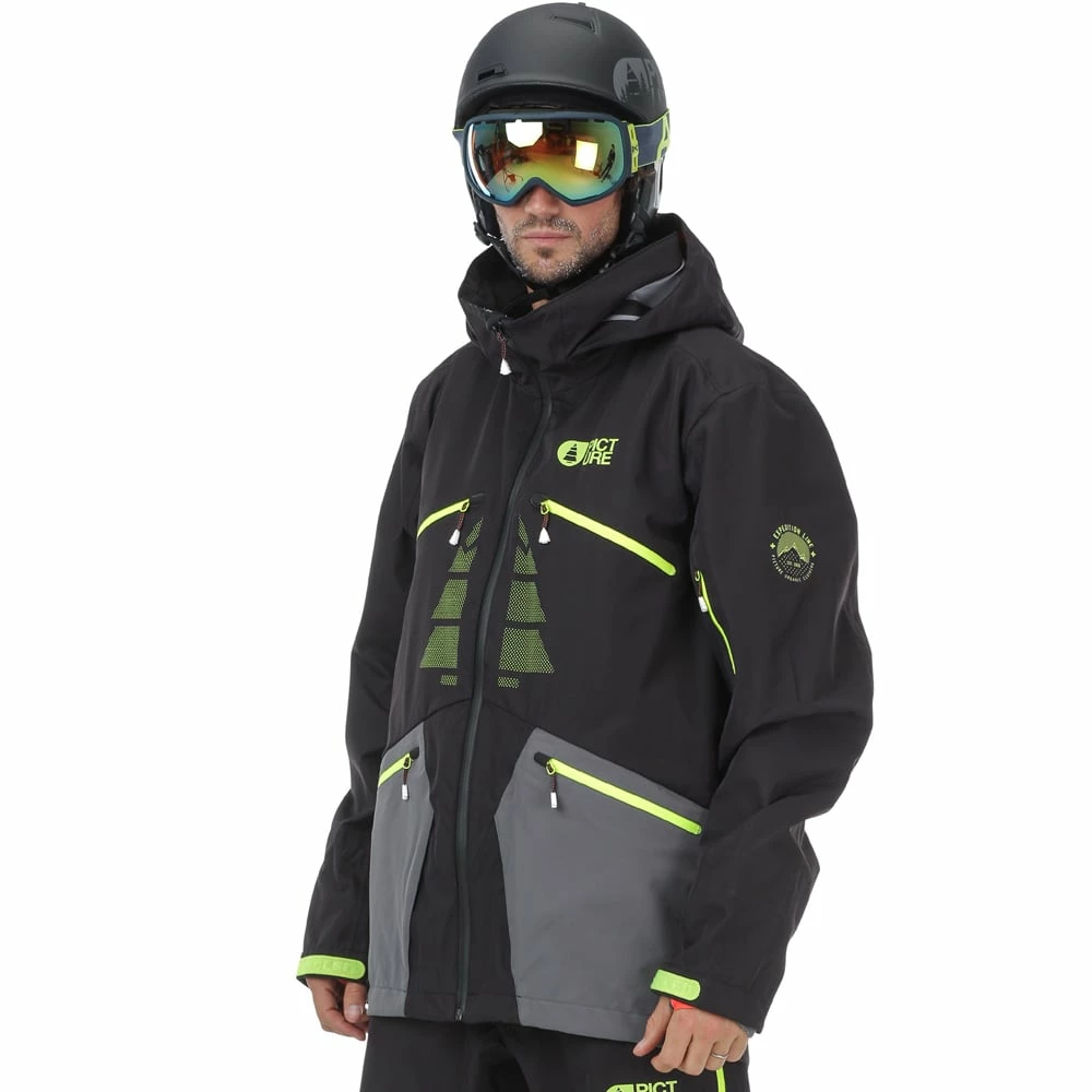 Picture Welcome Skijacke Black/Anthrazit Herren