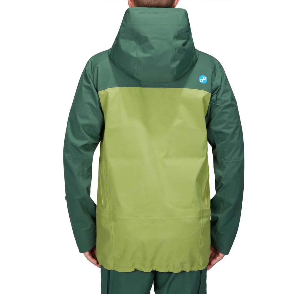 Pyua Source-R Snowbardjacke Pine/Pistachio Green Herren – Bild 2