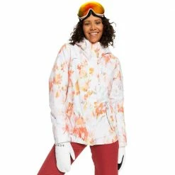 Roxy Jetty Skijacke Bright White Tenderness Damen