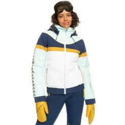 Roxy Peak Chic Insulated Snowboardjacke Fair Aqua Damen