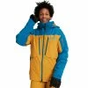 AK Burton Gore-Tex LZ Down Schneejacke Celestial Blue/Wood Trush Herren