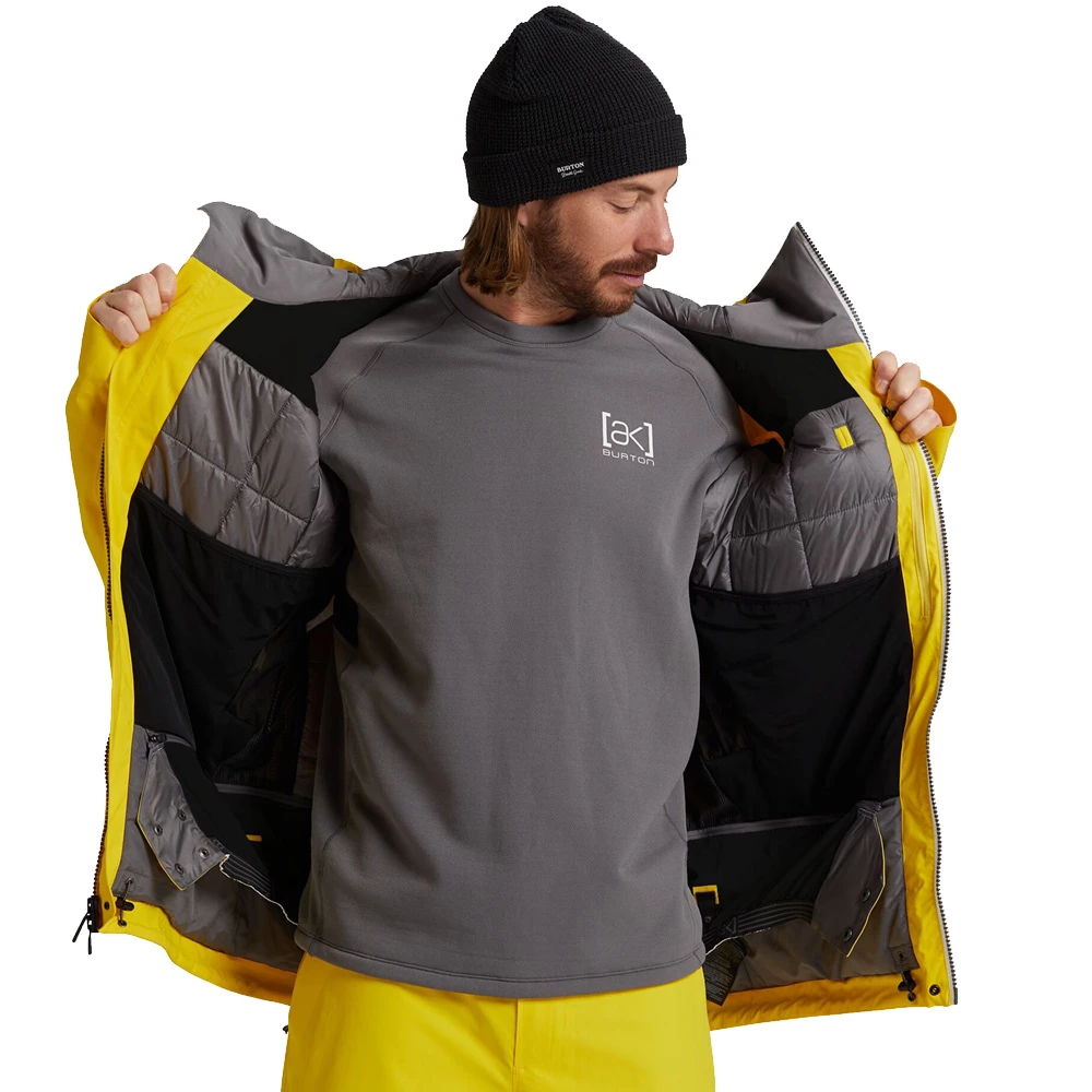 AK Burton Gore-Tex Helitack Stretch Funktionsjacke Cyber Yellow Herren – Bild 3