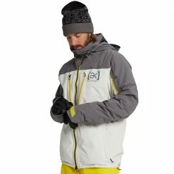 AK Burton Gore-Tex LZ Down Winterjacke Castlerock/White Mist Herren