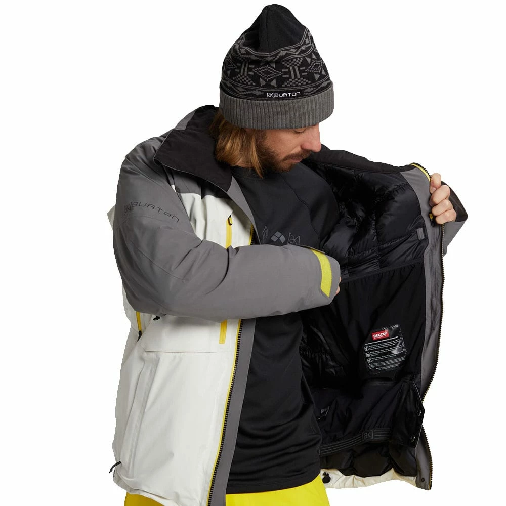 AK Burton Gore-Tex LZ Down Winterjacke Castlerock/White Mist Herren – Bild 4