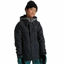Burton Uproar Snowboard-Jacke Black Denim Kinder