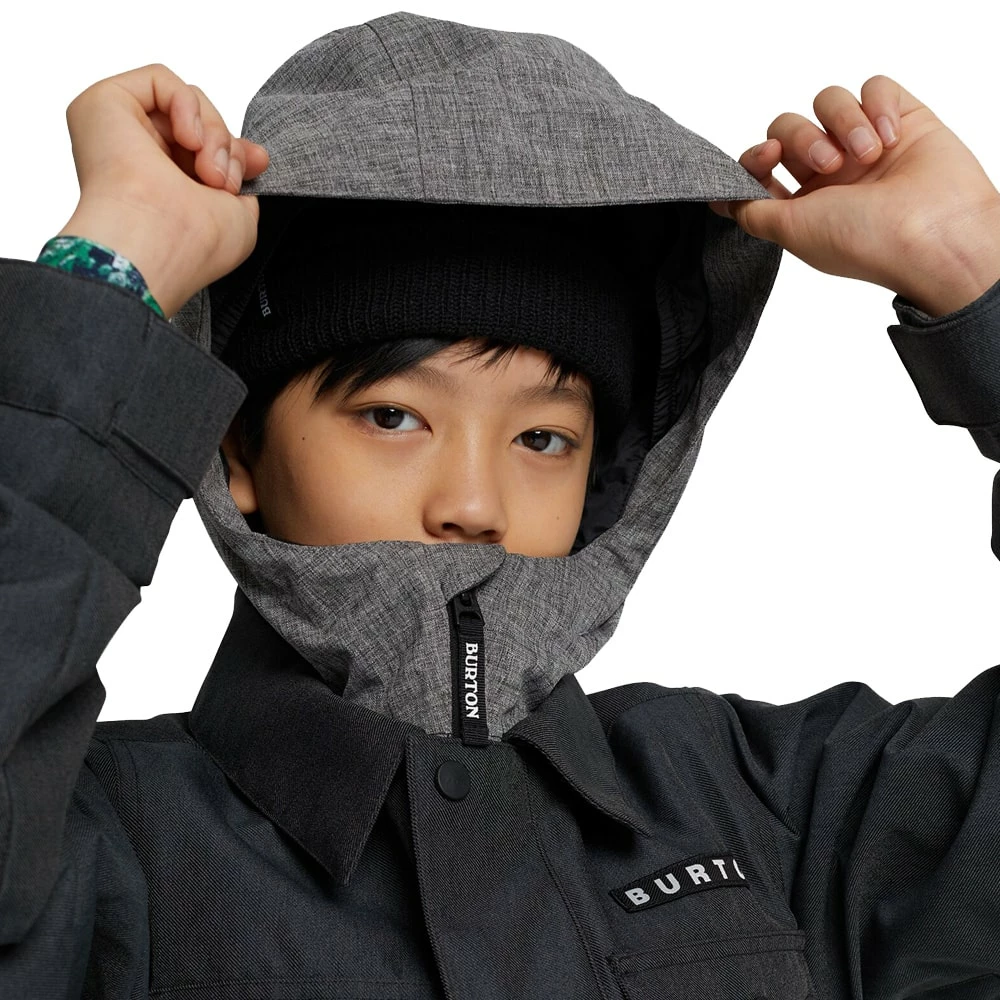 Burton Uproar Snowboard-Jacke Black Denim Kinder – Bild 2