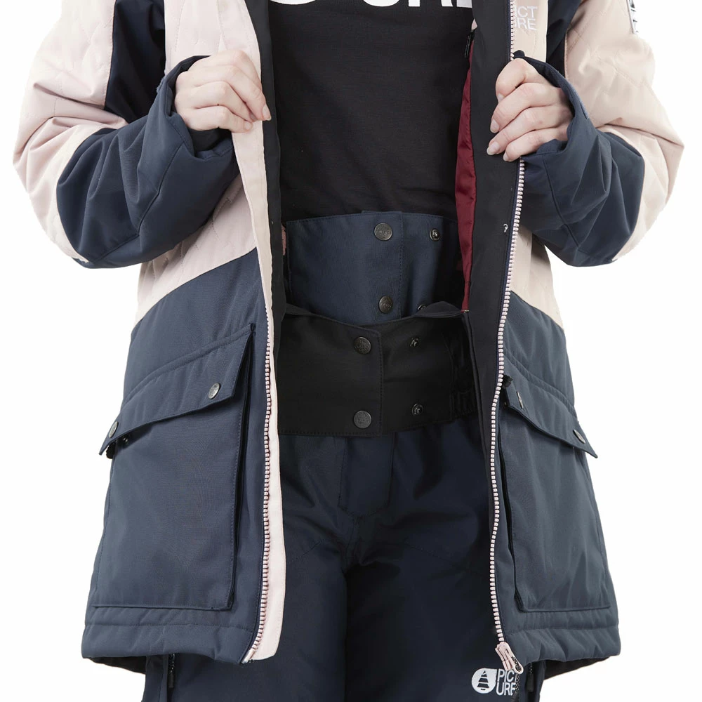 Picture Minera Skijacke Pink Damen – Bild 5