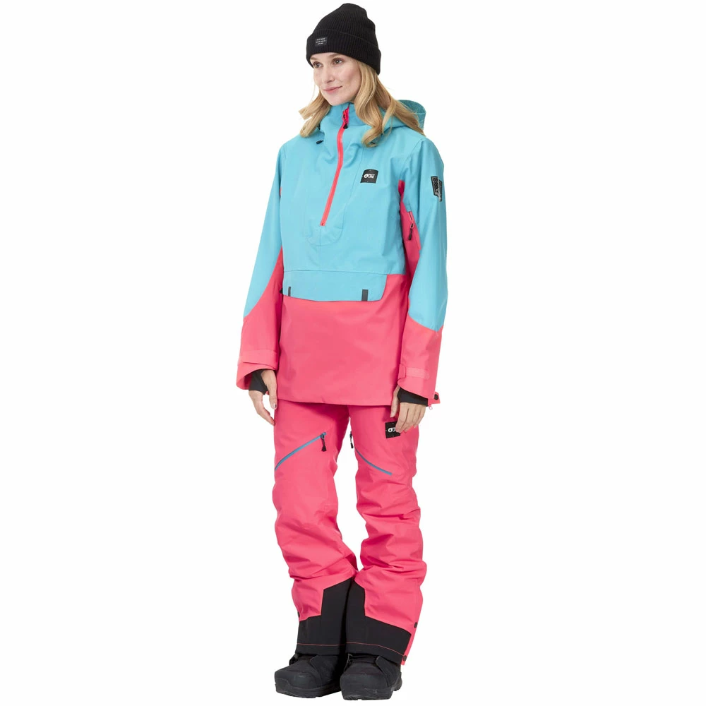 Picture Tanya Snowboardjacke Light Blue Pink Damen – Bild 3