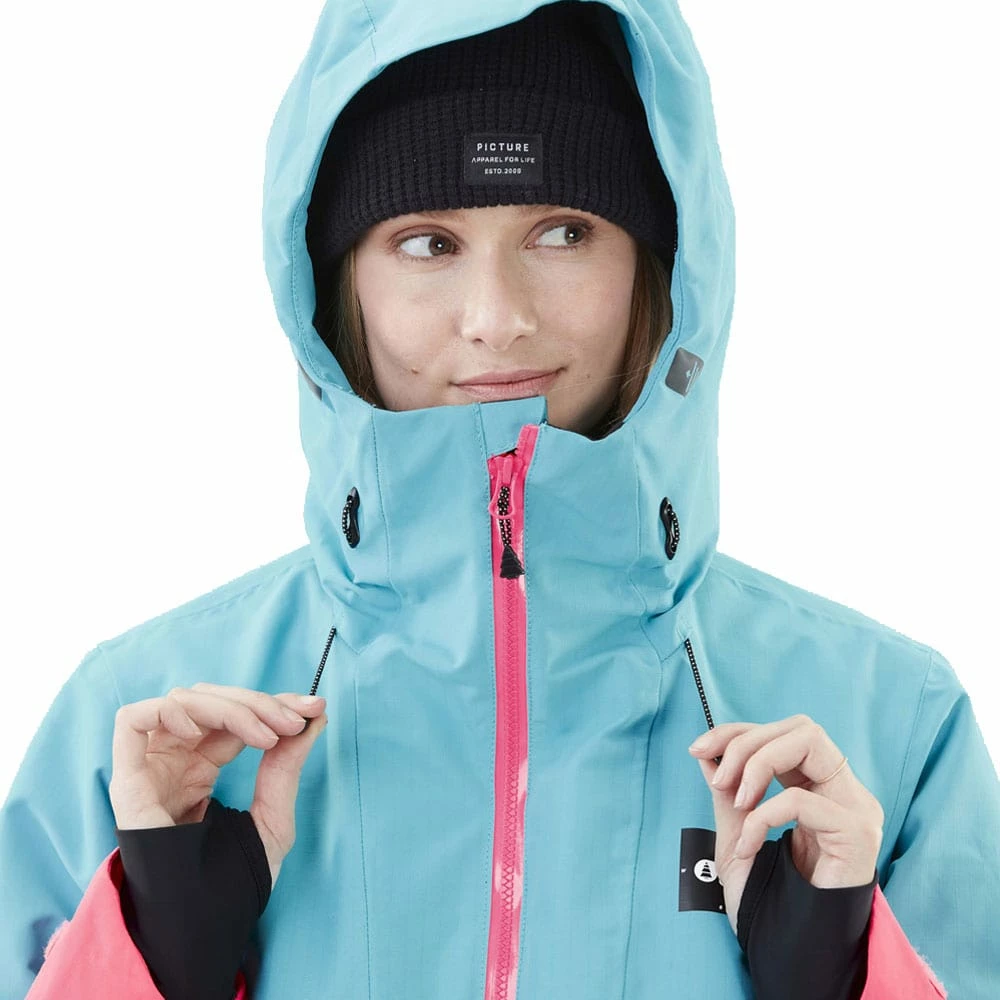 Picture Tanya Snowboardjacke Light Blue Pink Damen – Bild 4