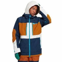 Burton Frostner Skijacke Dress Blue/True Penny/Stout White Herren