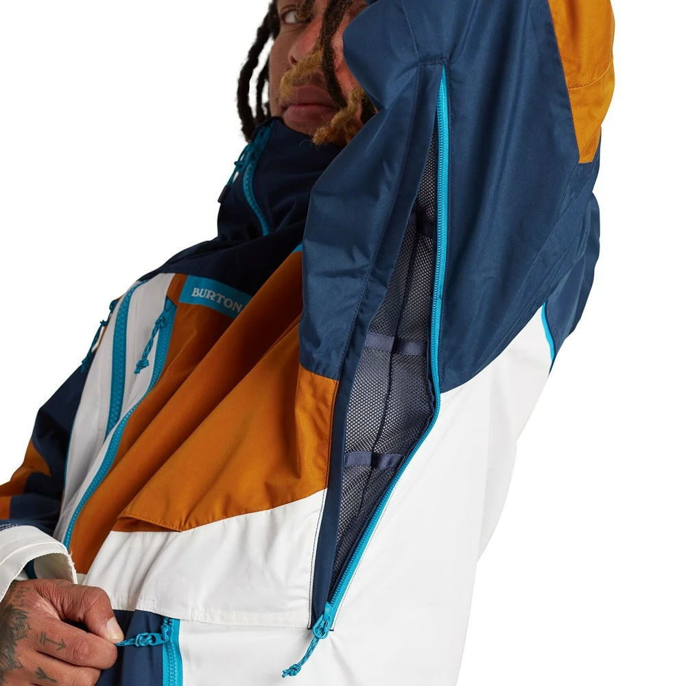 Burton Frostner Skijacke Dress Blue/True Penny/Stout White Herren – Bild 4