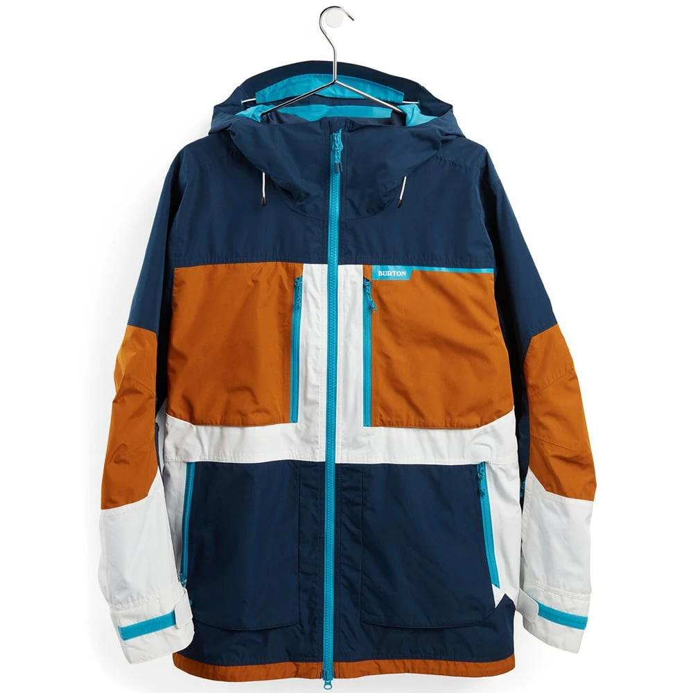 Burton Frostner Skijacke Dress Blue/True Penny/Stout White Herren – Bild 6