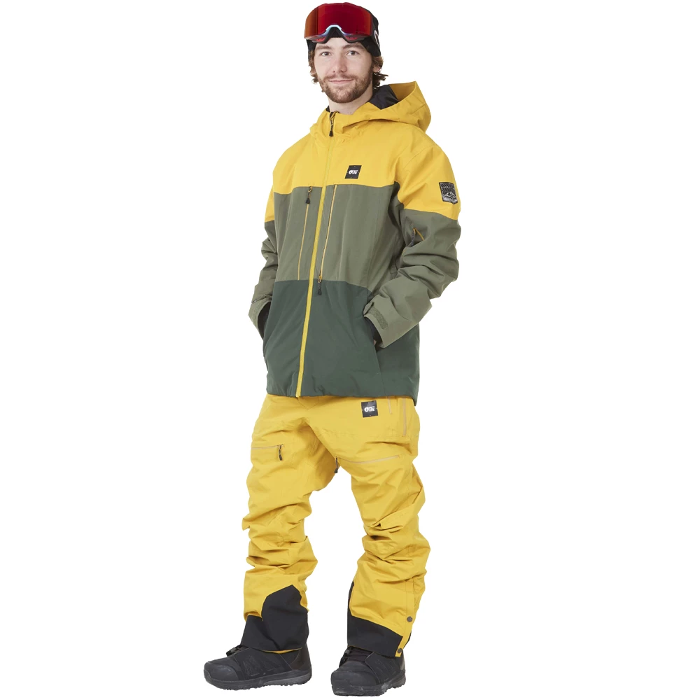 Picture Object Winterjacke Lychen Forest Green Herren – Bild 2