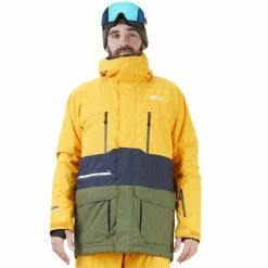 Picture Pure Snowboardjacke Yellow Dark Blue Herren