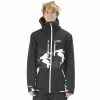 Picture Panel Snowboardjacke Black Painter Herren