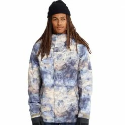 Burton Hilltop Winterjacke No Mans Land Print Herren