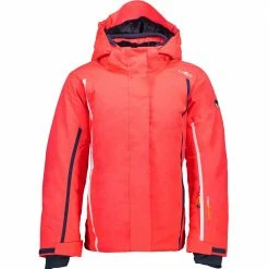 Campagnolo Girl Snaps Hood Skijacke Red Fluo Kinder