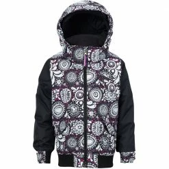 Burton Minishred Twist Winterjacke Sun Doodle/True Black Kinder