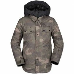 Volcom Neolithic Insulated Snowboardjacke Camouflage Kinder