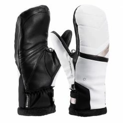Leki Snowfox 3D Lady Mitten Fausthandschuhe Weiss/Gold Damen