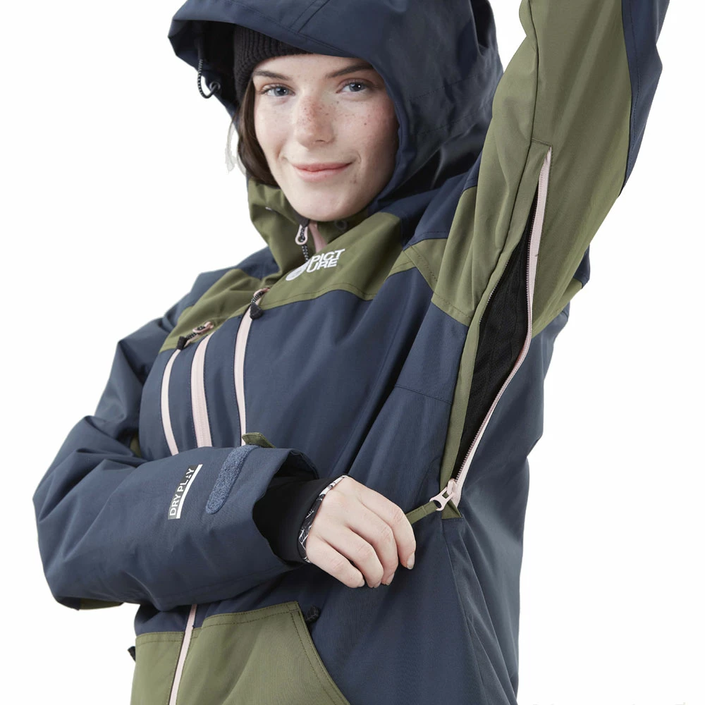 Picture Lander Snowboardjacke Army Green Damen – Bild 2