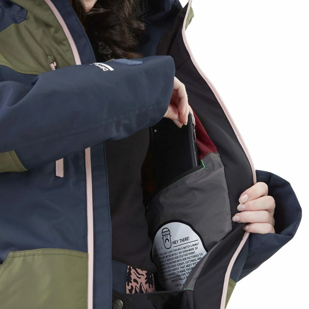 Picture Lander Snowboardjacke Army Green Damen – Bild 3