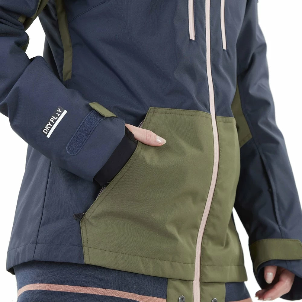 Picture Lander Snowboardjacke Army Green Damen – Bild 4